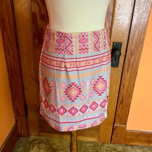 Savannah Jane NWT Bright Southwest Mini Skirt - Picture 7 of 10